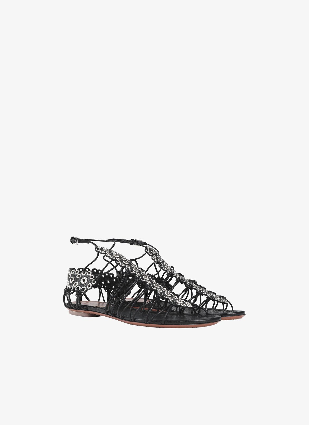 CERCLE ŒIL SANDAL ALAÏA SCHWARZ CERCLE ŒIL SANDAL